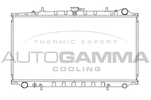 102195 AUTOGAMMA Радиатор, охлаждение двигателя