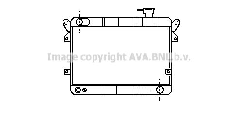 FT2017 AVA QUALITY COOLING Радиатор, охлаждение двигателя