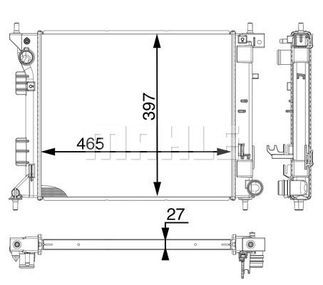 WG2182987 WILMINK GROUP Радиатор, охлаждение двигателя