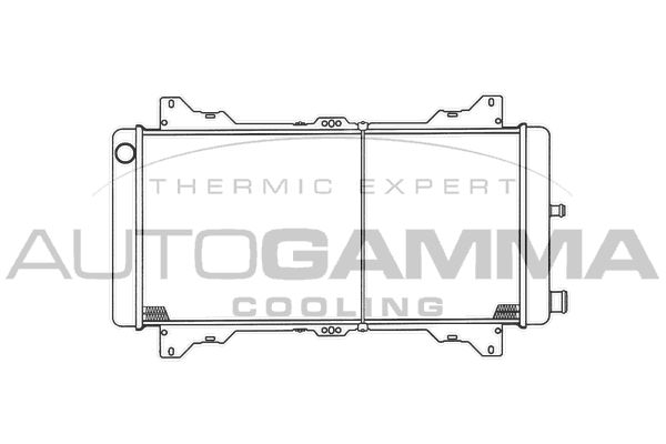 100336 AUTOGAMMA Радиатор, охлаждение двигателя