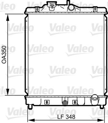 734117 VALEO Радиатор, охлаждение двигателя