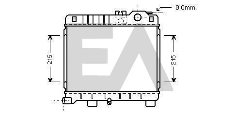 31R07012 EACLIMA Радиатор, охлаждение двигателя