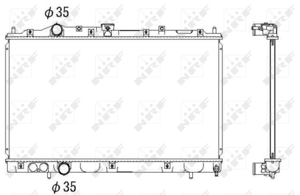 WG1722388 WILMINK GROUP Радиатор, охлаждение двигателя