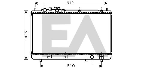 31R52073 EACLIMA Радиатор, охлаждение двигателя