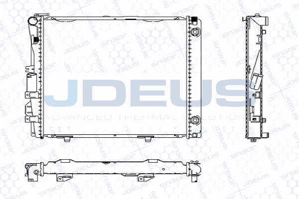 M0170200 JDEUS Радиатор, охлаждение двигателя