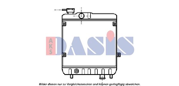 330002N AKS DASIS Радиатор, охлаждение двигателя