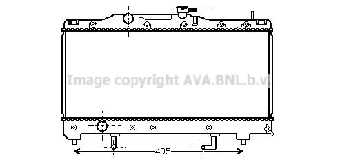 TOA2204 PRASCO Радиатор, охлаждение двигателя