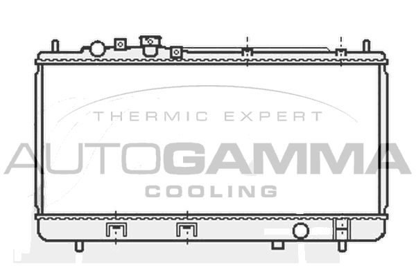 107038 AUTOGAMMA Радиатор, охлаждение двигателя