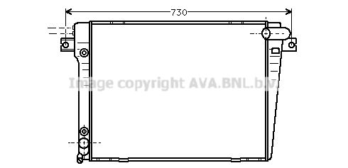 BW2062 PRASCO Радиатор, охлаждение двигателя