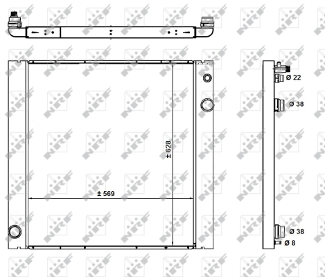 WG1725600 WILMINK GROUP Радиатор, охлаждение двигателя