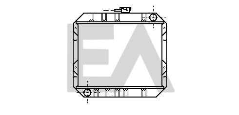 31R22012 EACLIMA Радиатор, охлаждение двигателя