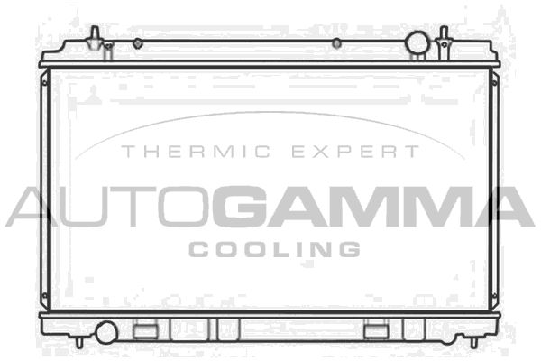 107947 AUTOGAMMA Радиатор, охлаждение двигателя