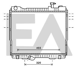 31R18151 EACLIMA Радиатор, охлаждение двигателя