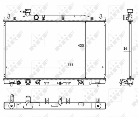 WG1723419 WILMINK GROUP Радиатор, охлаждение двигателя