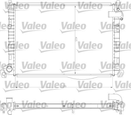 734327 VALEO Радиатор, охлаждение двигателя