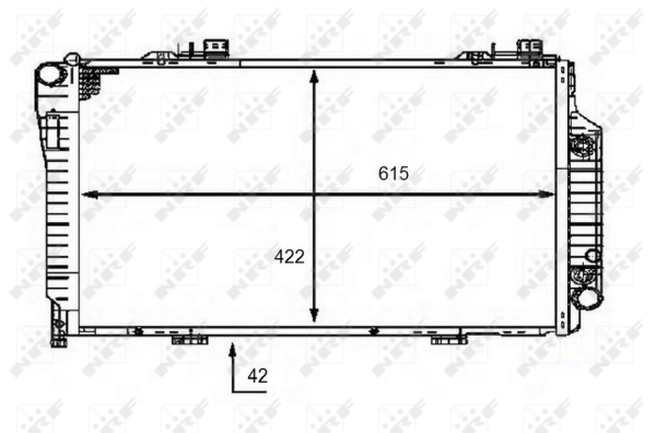 WG1723434 WILMINK GROUP Радиатор, охлаждение двигателя