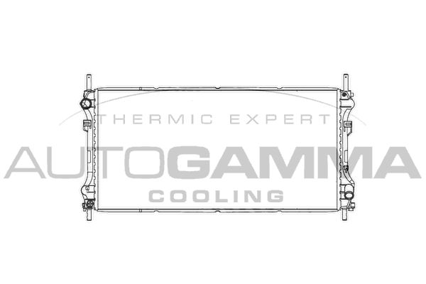 103094 AUTOGAMMA Радиатор, охлаждение двигателя