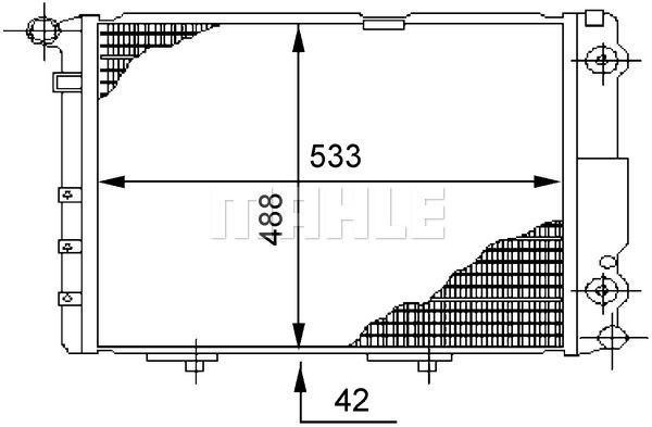 WG2183423 WILMINK GROUP Радиатор, охлаждение двигателя