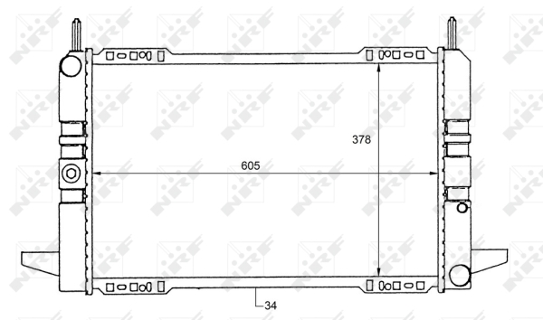 WG1721119 WILMINK GROUP Радиатор, охлаждение двигателя