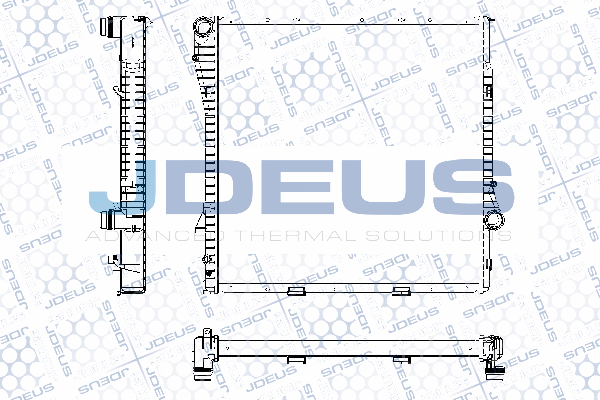 RA0050710 JDEUS Радиатор, охлаждение двигателя