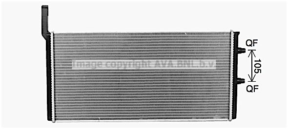 BW2583 AVA QUALITY COOLING Радиатор, охлаждение двигателя