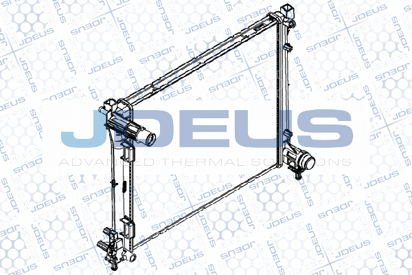 RA0360170 JDEUS Радиатор, охлаждение двигателя