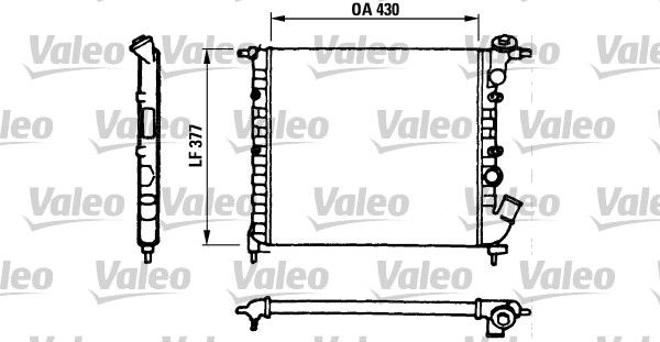 730055 VALEO Радиатор, охлаждение двигателя