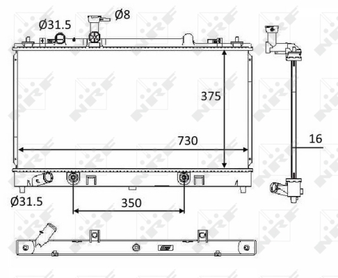 WG1723469 WILMINK GROUP Радиатор, охлаждение двигателя