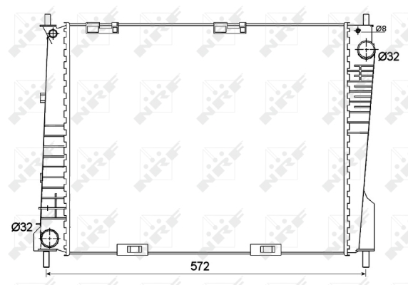 WG1722061 WILMINK GROUP Радиатор, охлаждение двигателя