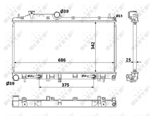 WG1722688 WILMINK GROUP Радиатор, охлаждение двигателя