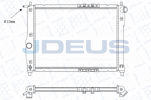 M0560280 JDEUS Радиатор, охлаждение двигателя