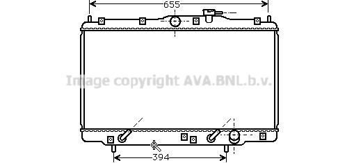 HD2094 AVA QUALITY COOLING Радиатор, охлаждение двигателя