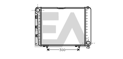 31R50040 EACLIMA Радиатор, охлаждение двигателя