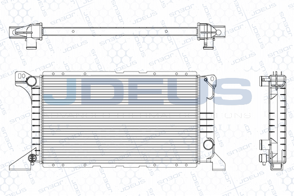M0120780 JDEUS Радиатор, охлаждение двигателя