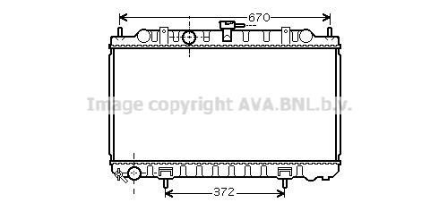 DN2245 PRASCO Радиатор, охлаждение двигателя