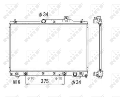 WG1722529 WILMINK GROUP Радиатор, охлаждение двигателя