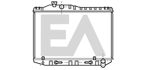 31R71031 EACLIMA Радиатор, охлаждение двигателя