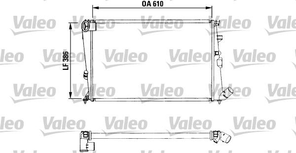 730959 VALEO Радиатор, охлаждение двигателя