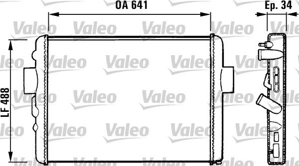 731572 VALEO Радиатор, охлаждение двигателя