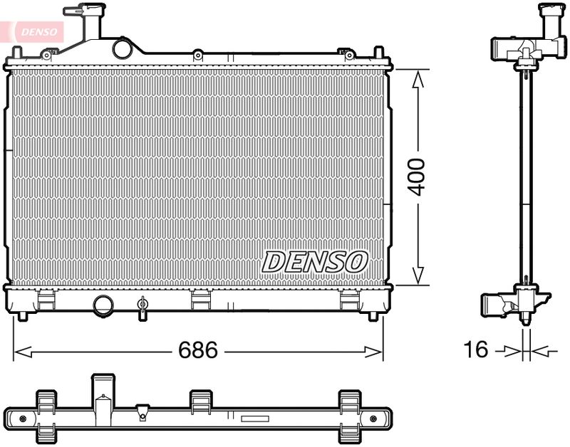 WG2270675 WILMINK GROUP Радиатор, охлаждение двигателя