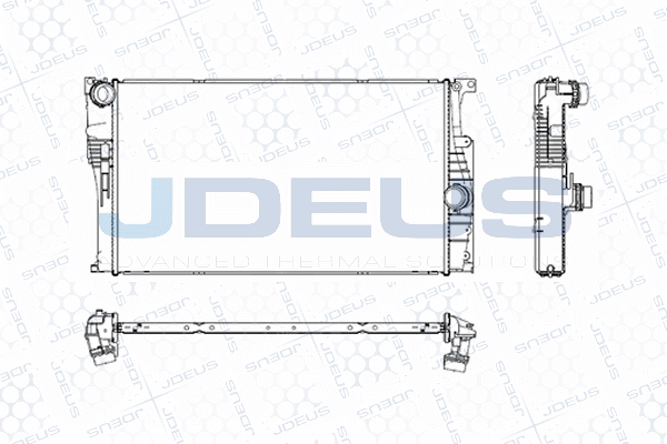 M0050790 JDEUS Радиатор, охлаждение двигателя