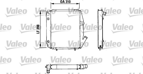 810926 VALEO Радиатор, охлаждение двигателя