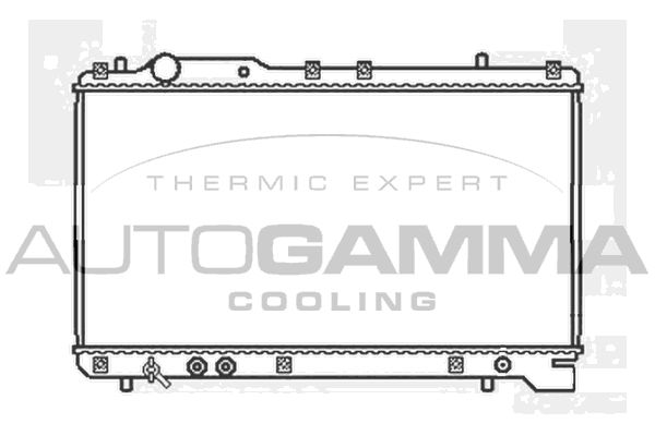 102328 AUTOGAMMA Радиатор, охлаждение двигателя