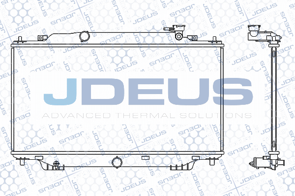 M0160060 JDEUS Радиатор, охлаждение двигателя