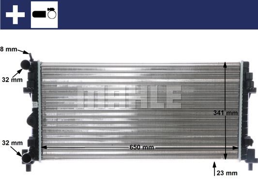 CR1096000S MAHLE Радиатор, охлаждение двигателя