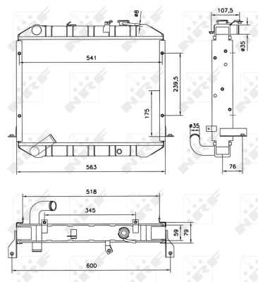 WG1721795 WILMINK GROUP Радиатор, охлаждение двигателя