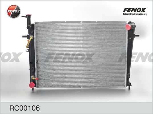 RC00106 FENOX Радиатор, охлаждение двигателя