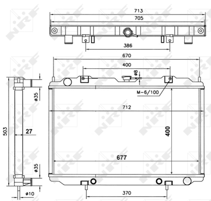 WG1723040 WILMINK GROUP Радиатор, охлаждение двигателя