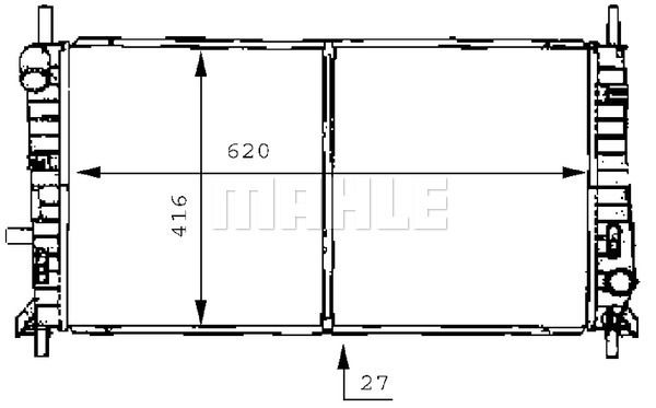 WG2182735 WILMINK GROUP Радиатор, охлаждение двигателя