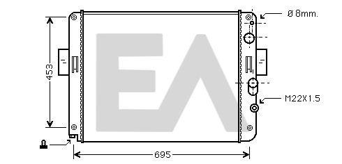 31R30029 EACLIMA Радиатор, охлаждение двигателя